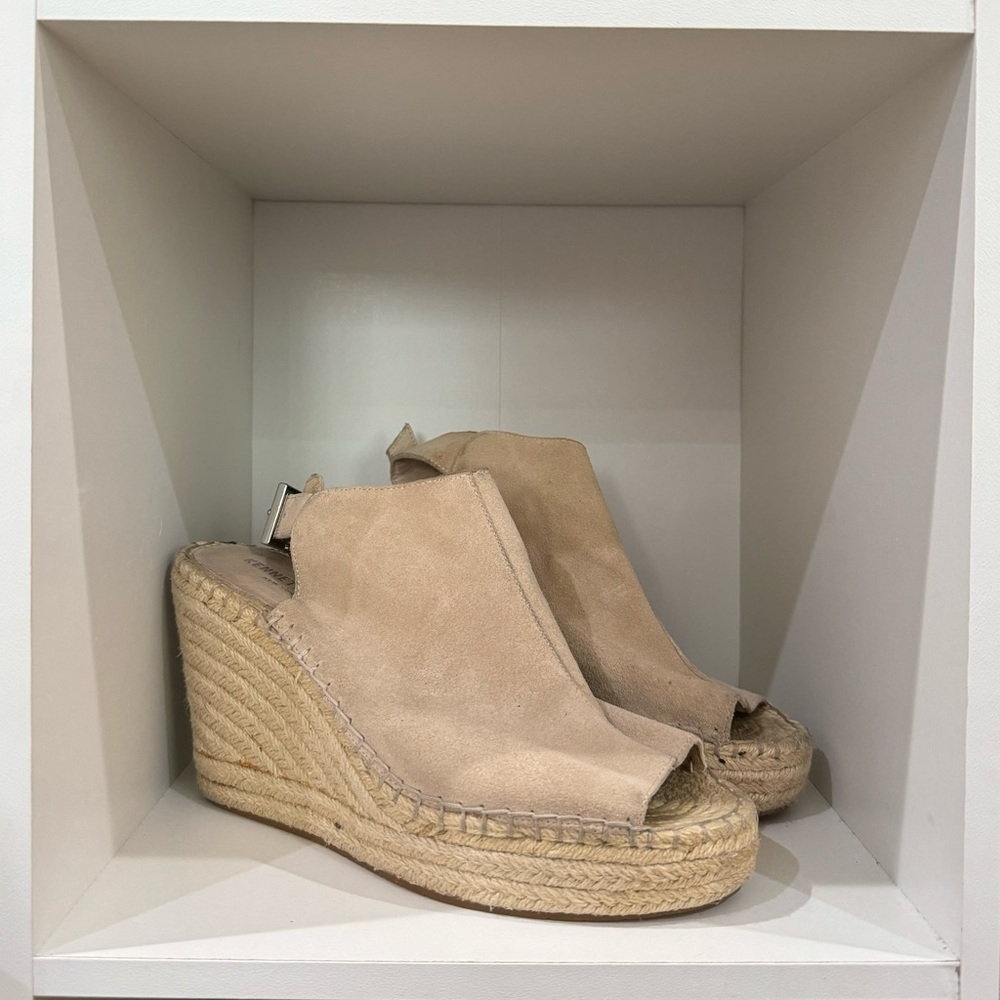 Kenneth Cole Tan Espadrilles Suede Upper